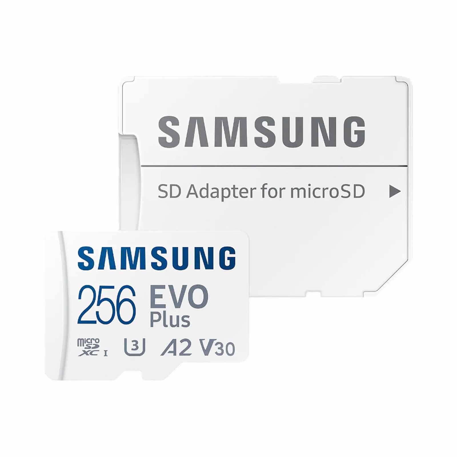 Shop SAMSUNG 256gb Evoplus Microsd Card (2024) 160/160mbs W Apt MB