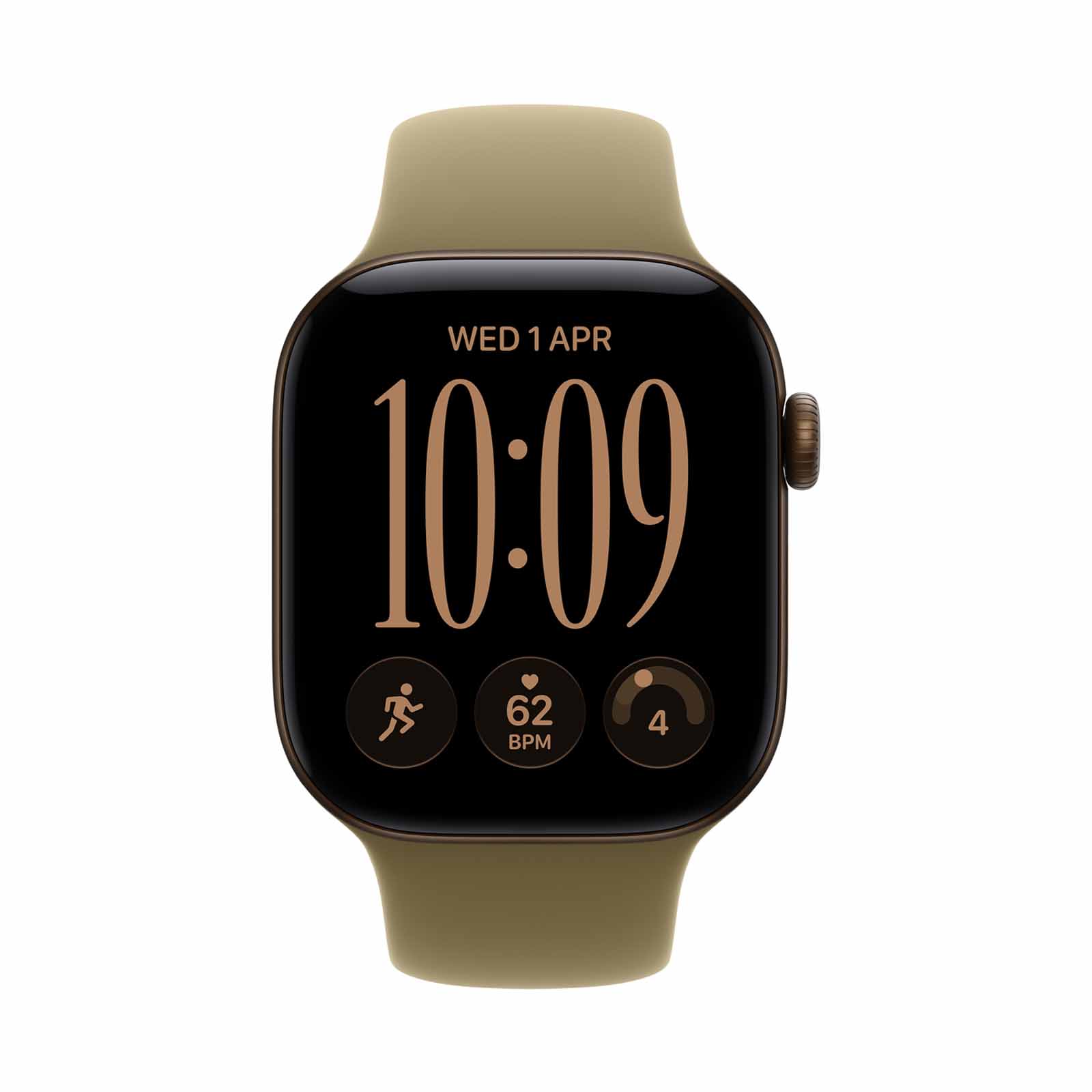 Shop APPLE Watch Series 12 Gps 42mm Dark Bronze Aluminium Case