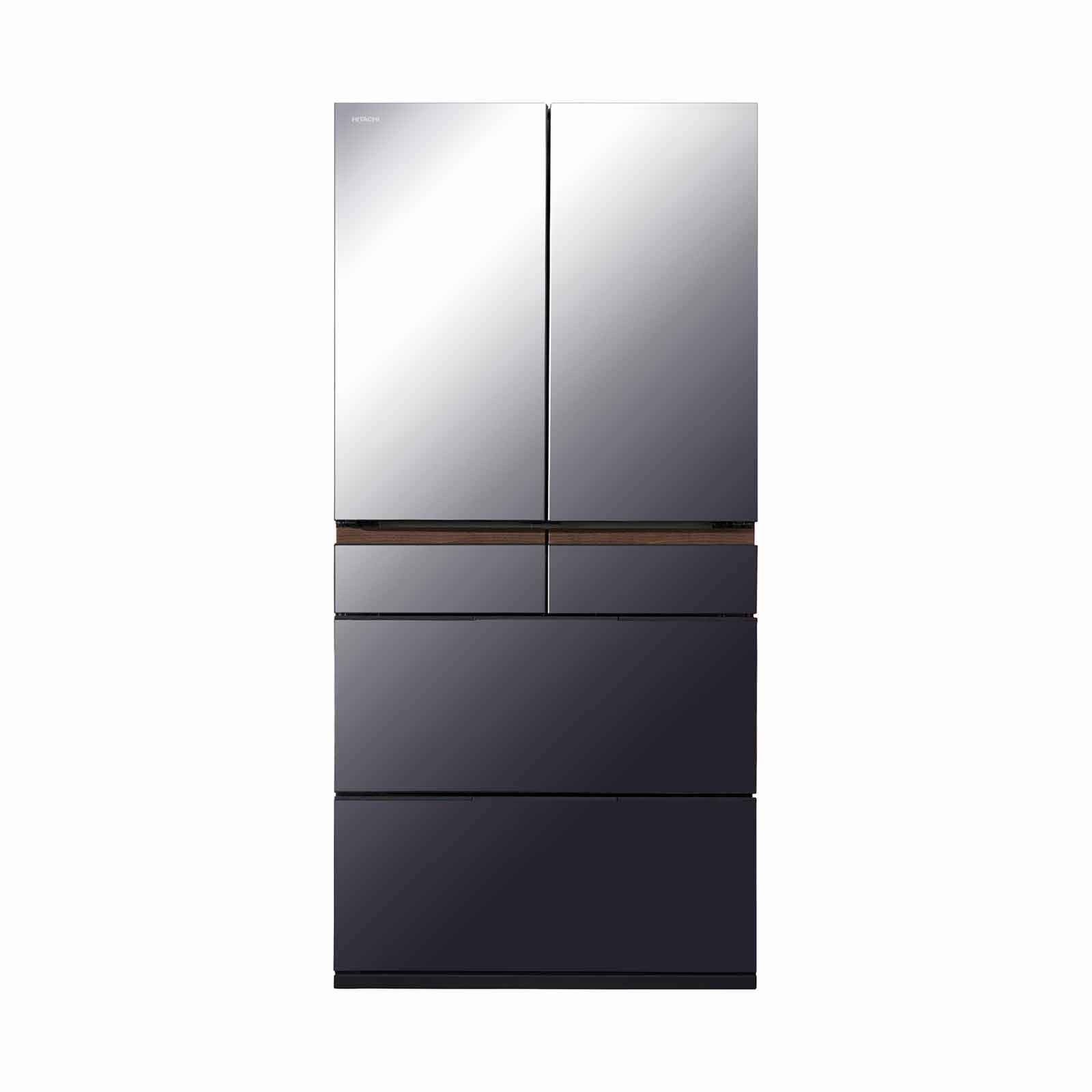 Shop HITACHI 6 Dr Fridge (525l) - Mirror Mauve Gray R-GWC670TS-XM