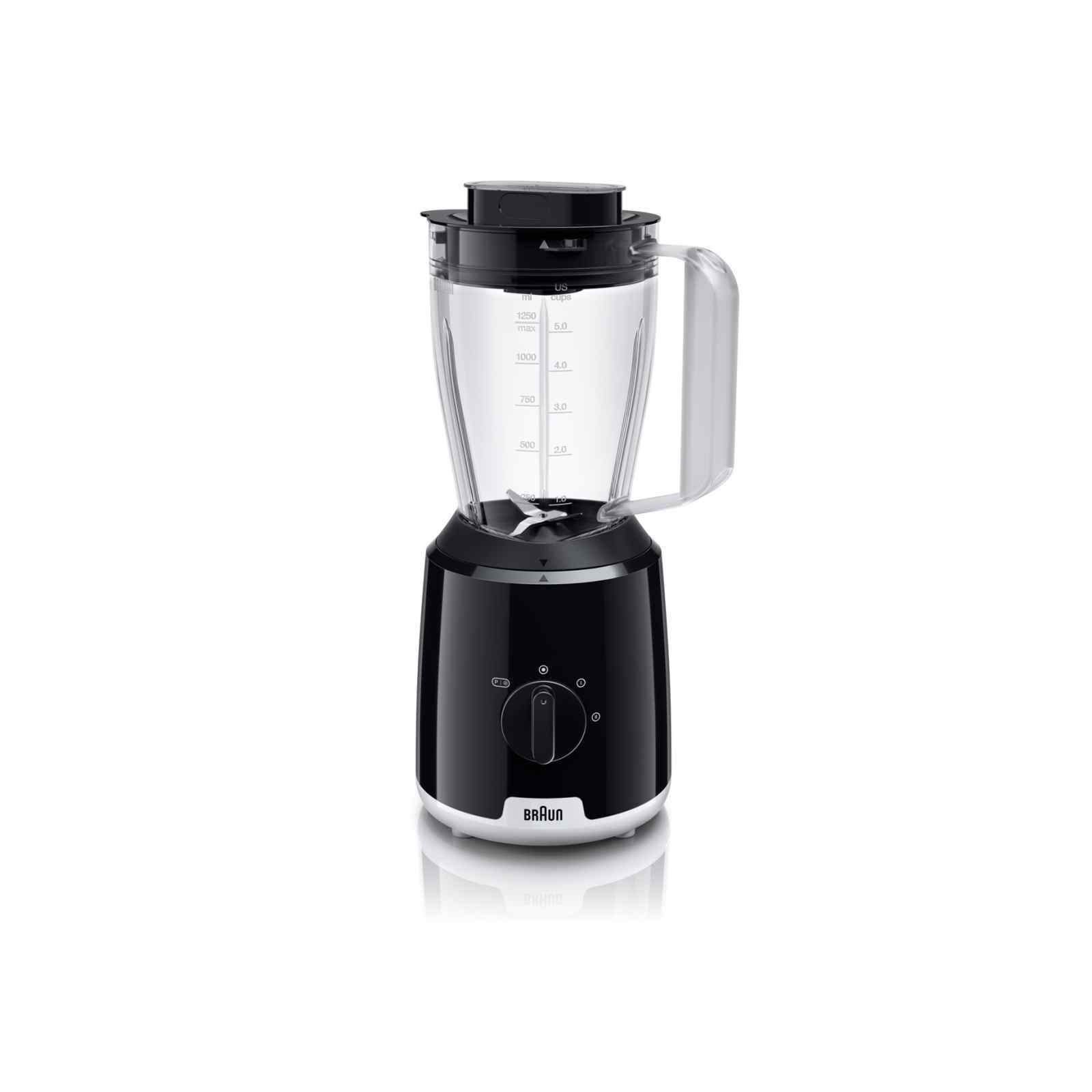 Shop BRAUN Powerblend 1 Plastic Jug Blender (600w) JB1000BK in