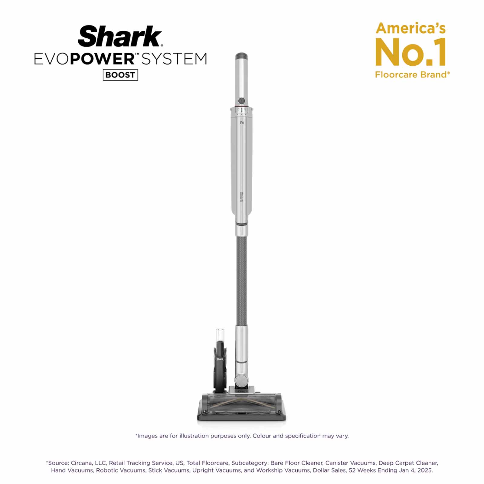 Shop SHARK Evopower Boost Cordless Vacuum Cleaner LC600SMGY in