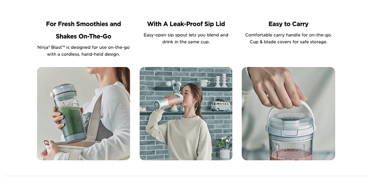 For Fresh Smoothies and Shakes On-The-Go