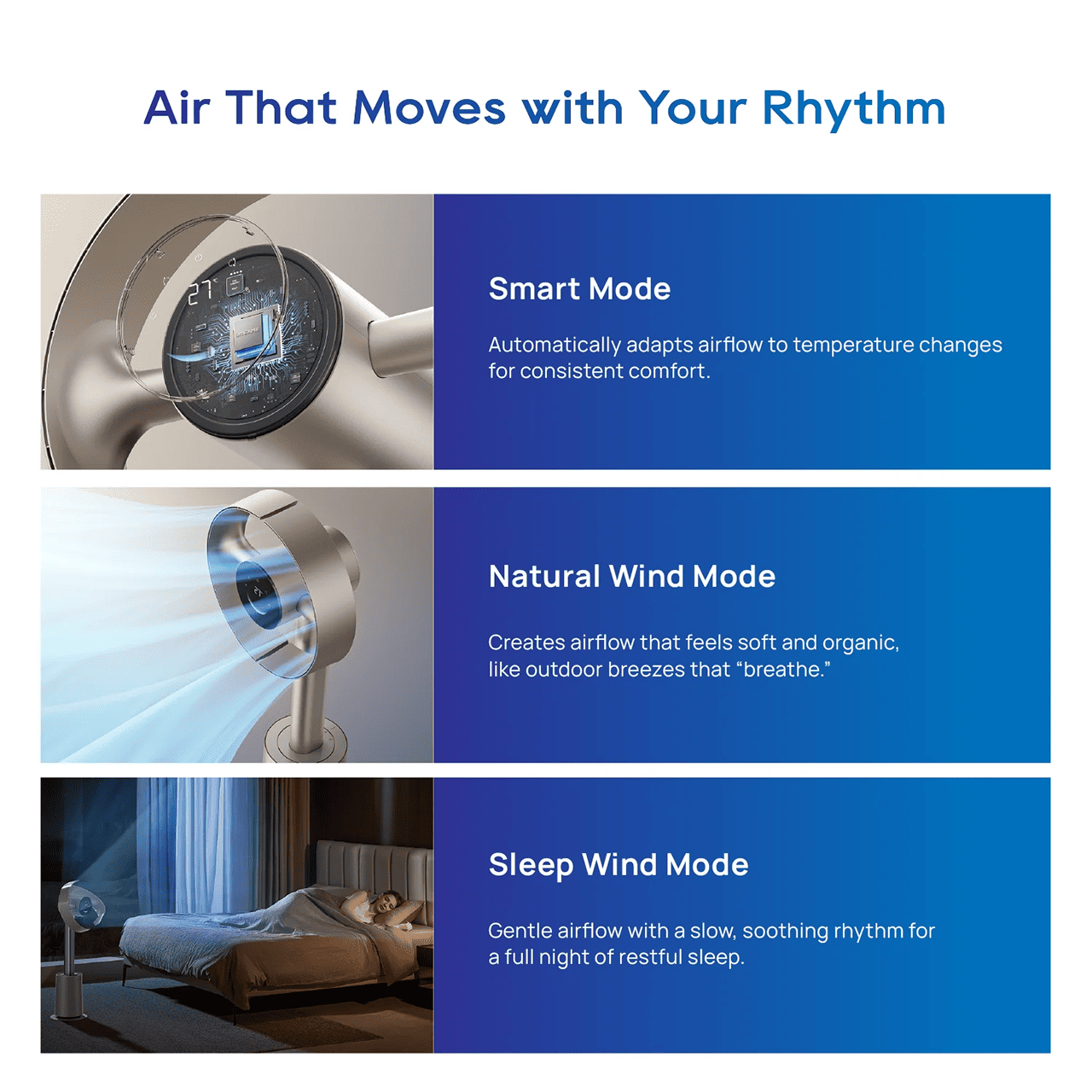 Air That Moves with Your Rhythm