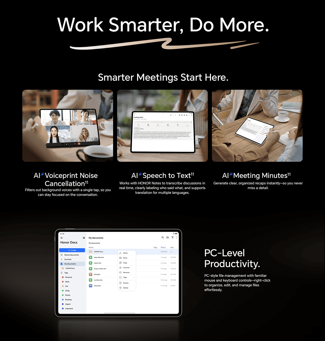 Work Smarter, Do More.