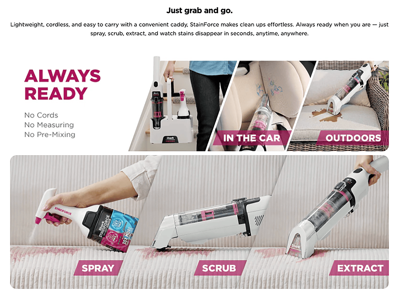 Just grab and go.