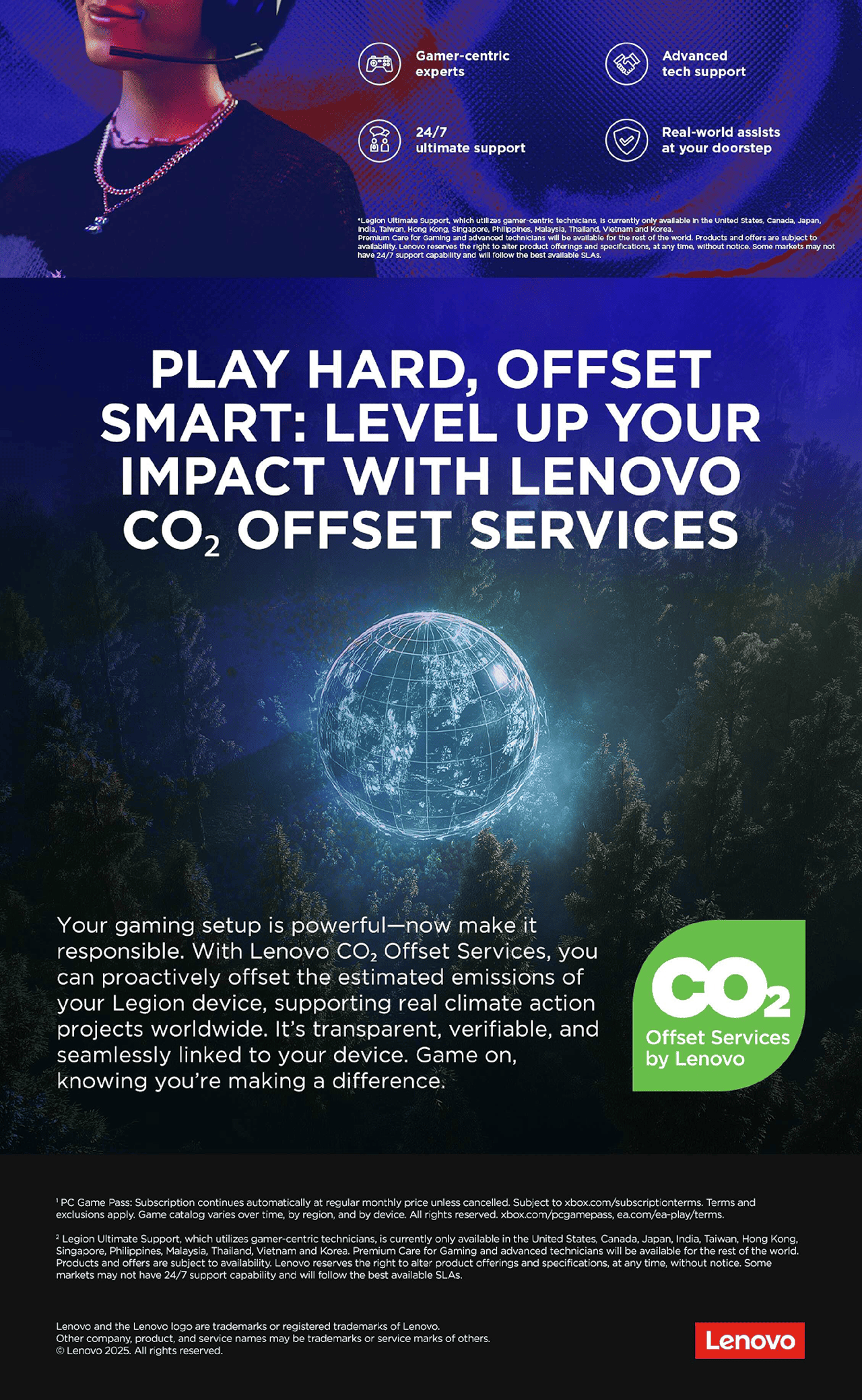 PLAY HARD, OFFSET SMART: LEVEL UP YOUR IMPACT WITH LENOVO CO, OFFSET SERVICES