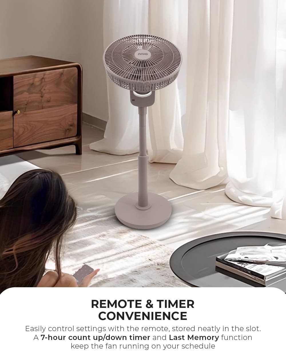 REMOTE & TIMER CONVENIENCE