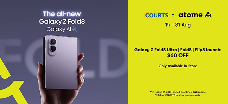 Atome &ndash; Samsung Galaxy Z Launch Exclusive promotion