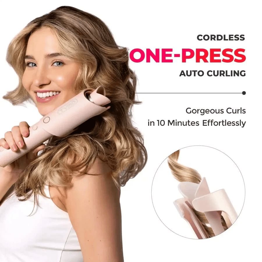 CORDLESS ONE-PRESS AUTO CURLING