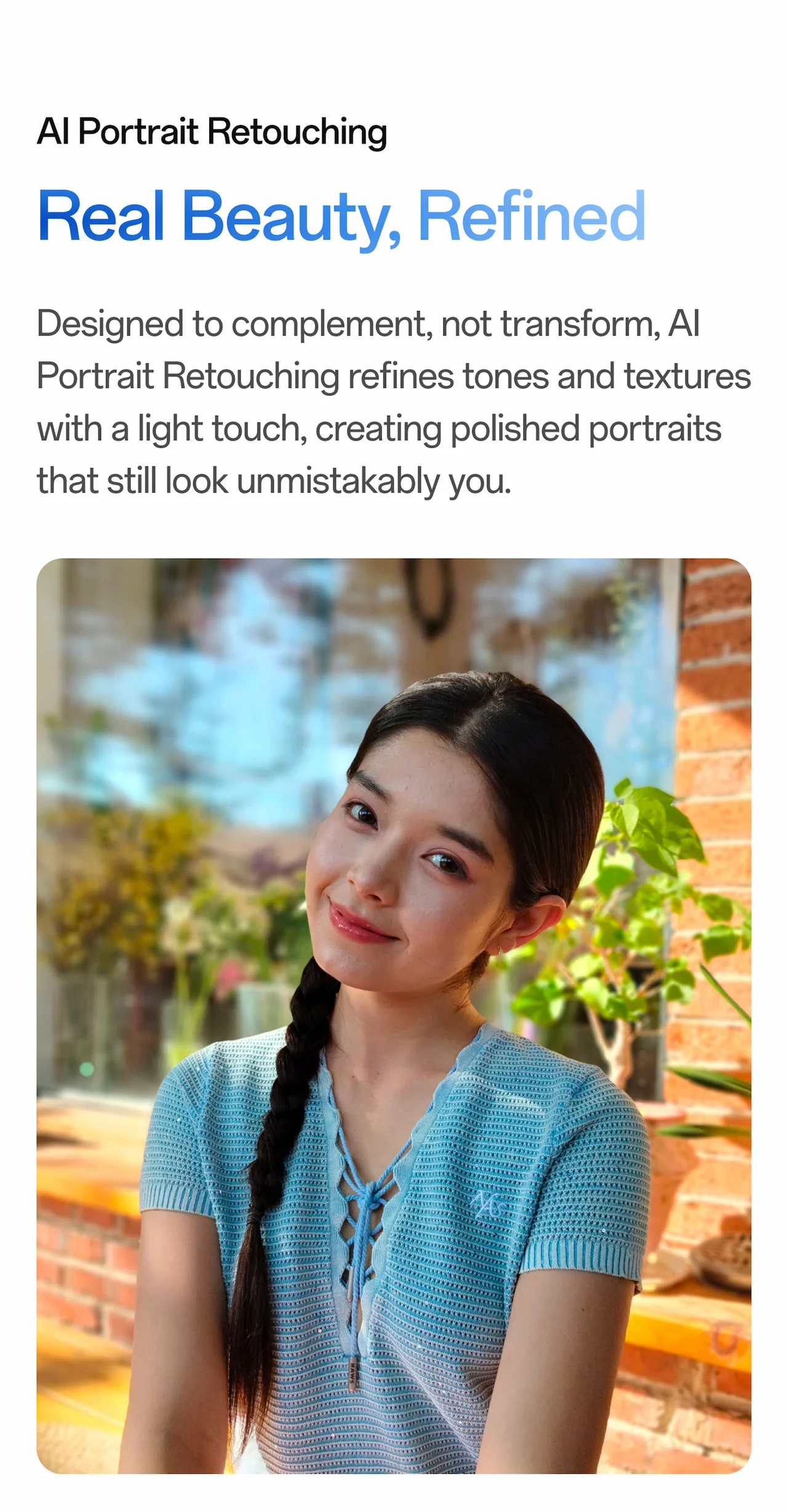 Al Portrait Retouching