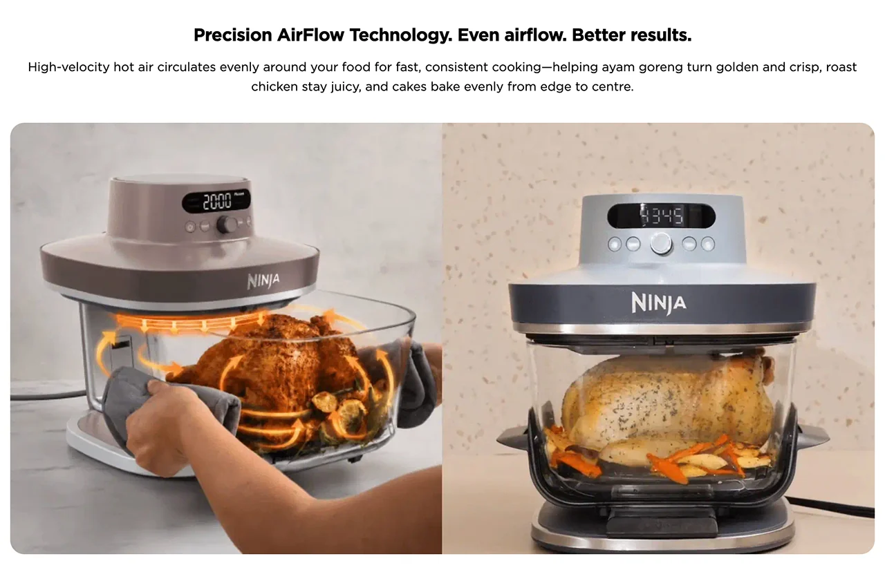 Precision AirFlow Technology. Even airflow. Better results.