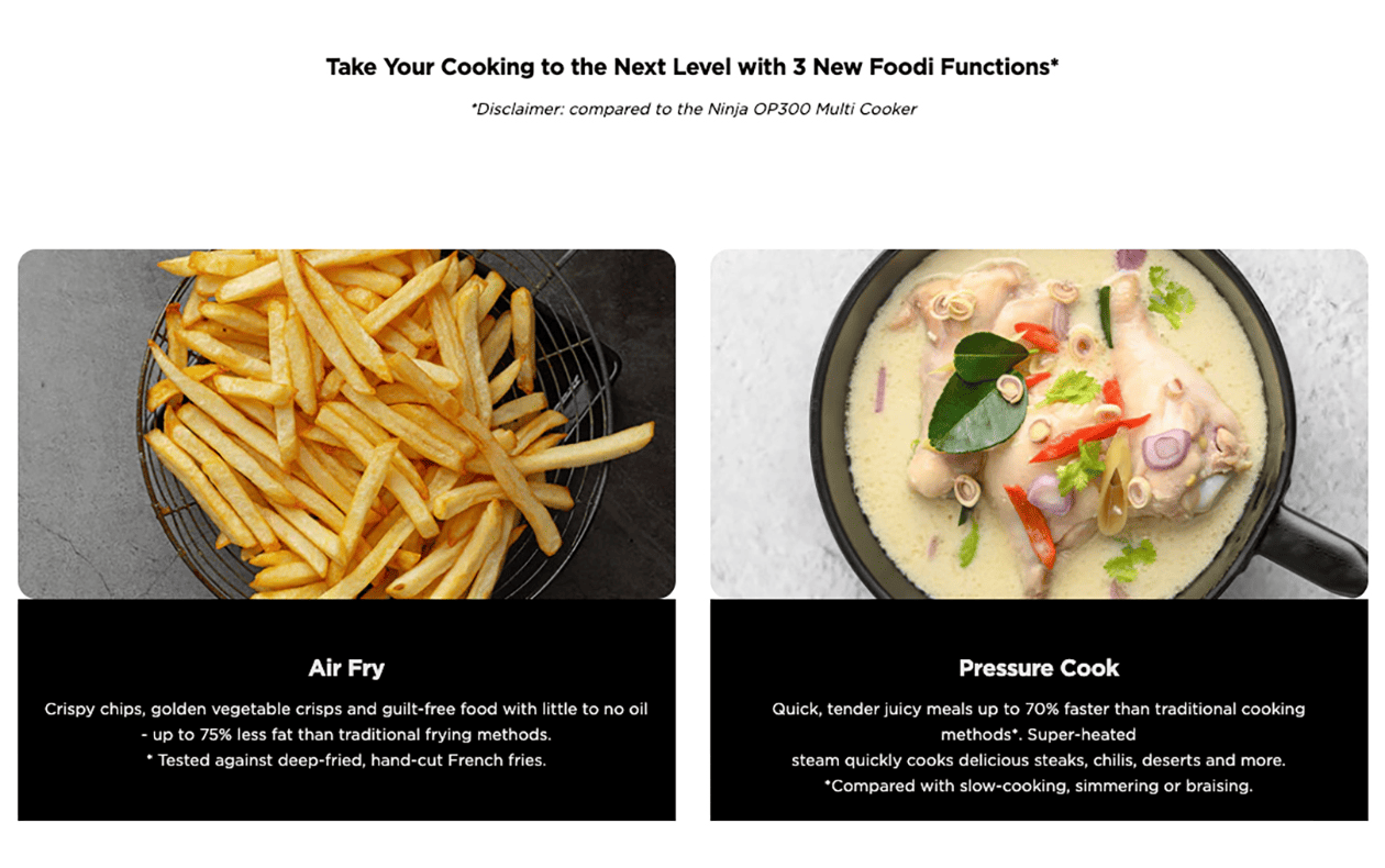 Take Your Cooking to the Next Level with 3 New Foodi Functions*