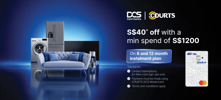 COURTS DCS Mastercard Instalment Promotion