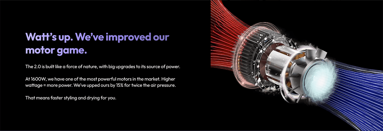 Watt's up. We've improved our motor game.