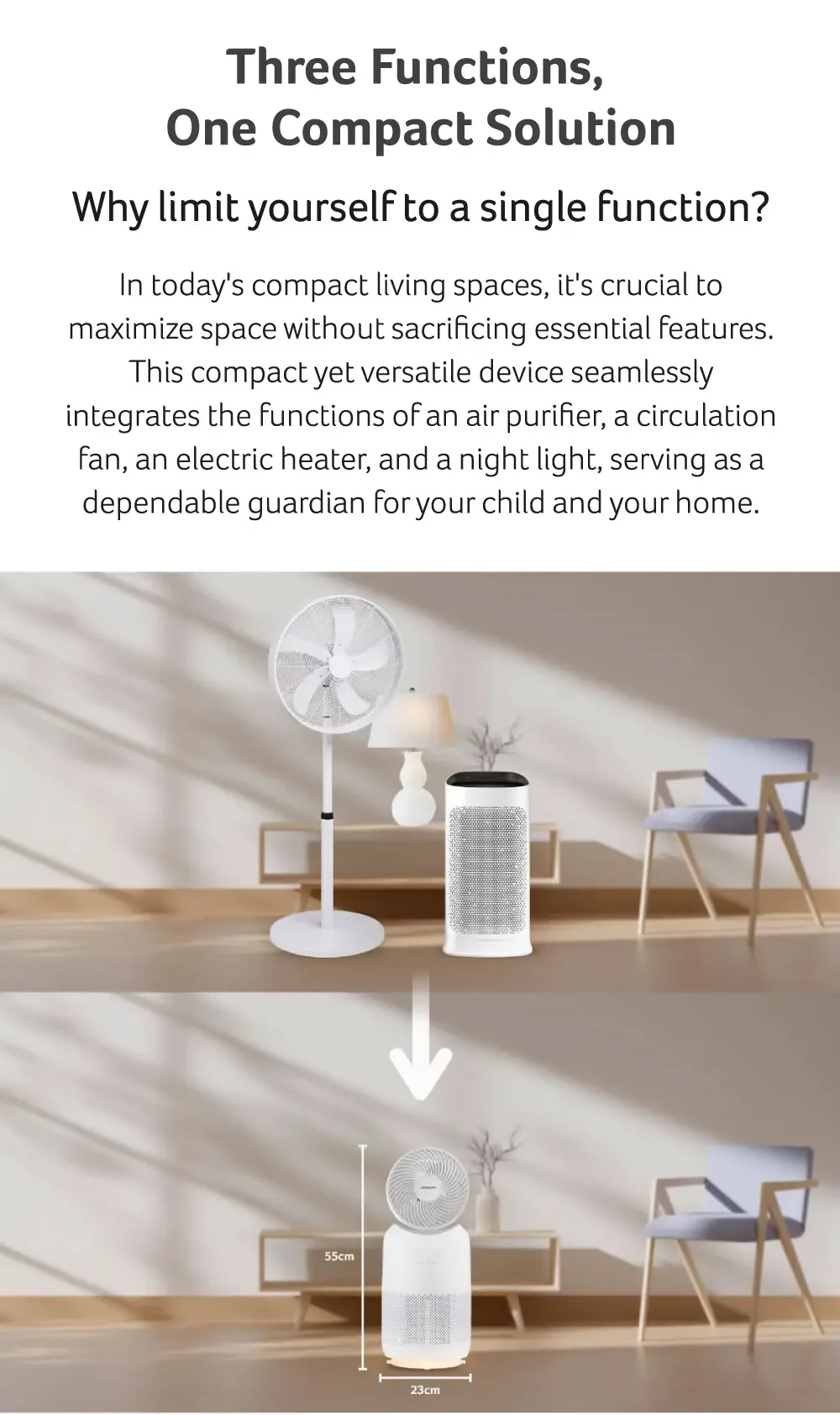 Three Functions, One Compact Solution