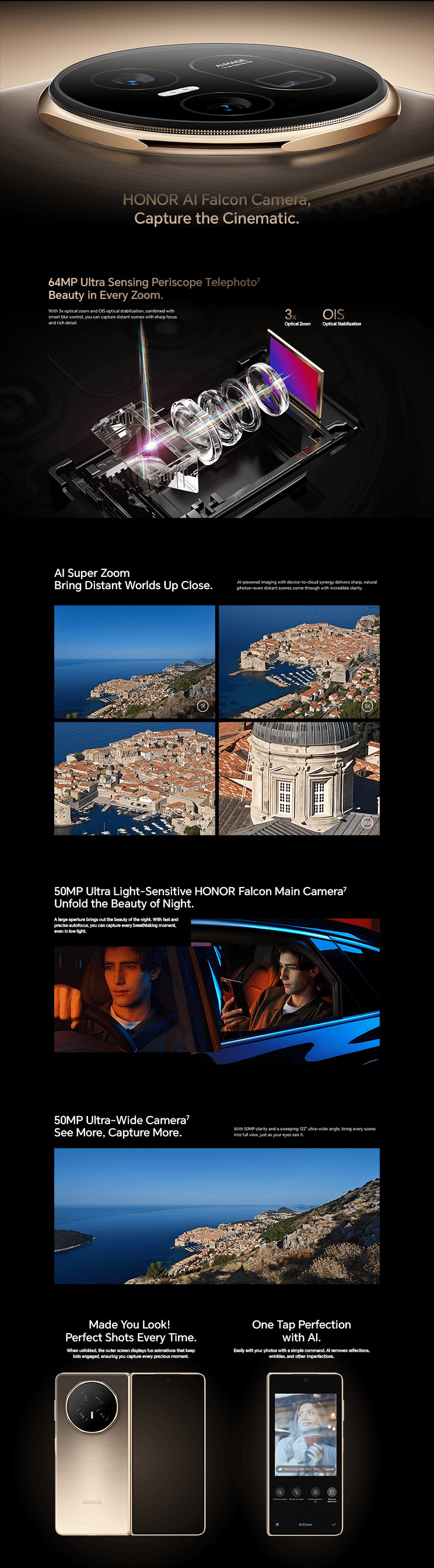 HONOR Al Falcon Camera, Capture the Cinematic.
