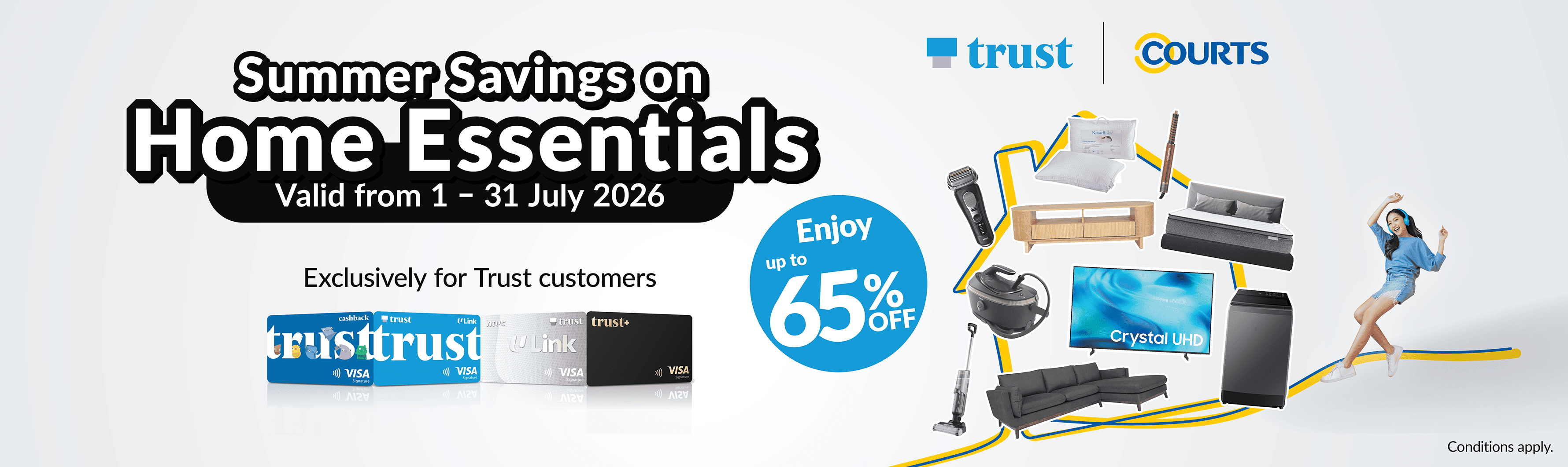 Trust Card Exclusive Promotion Desktop Banner
