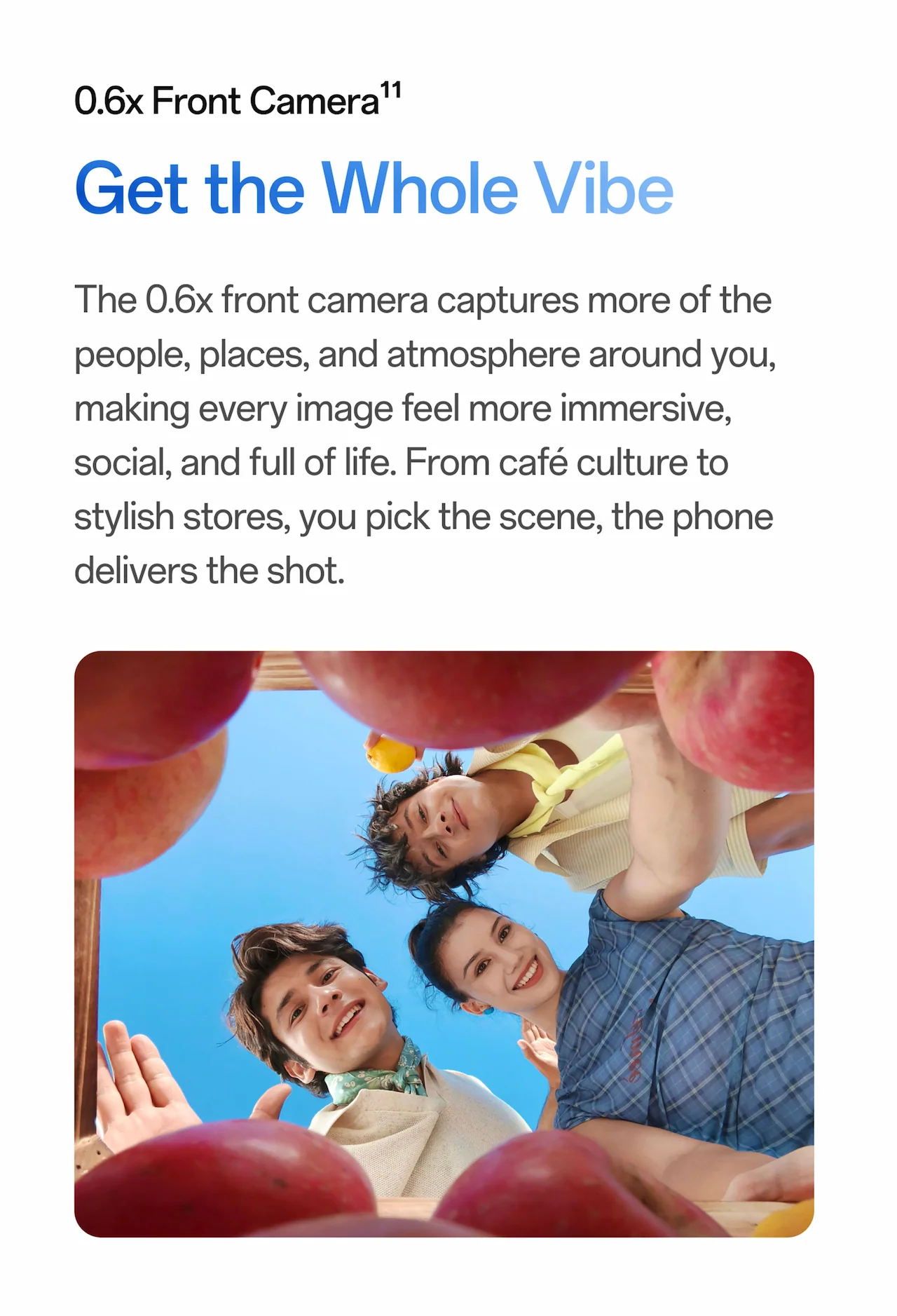 0.6x Front Camera