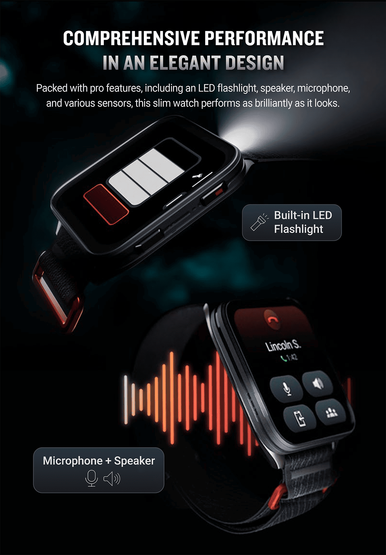 COMPREHENSIVE PERFORMANCE IN AN ELEGANT DESIGN