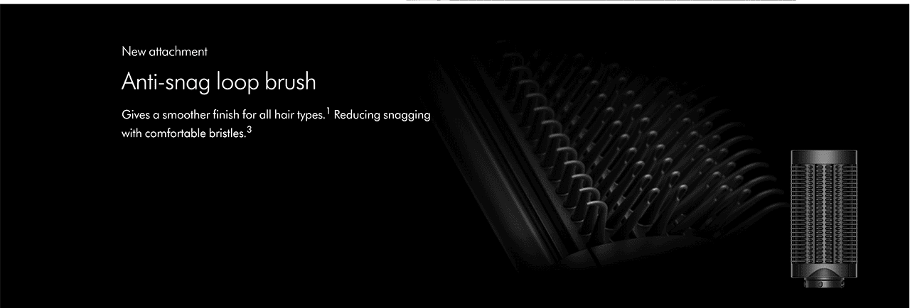 Anti-snag loop brush