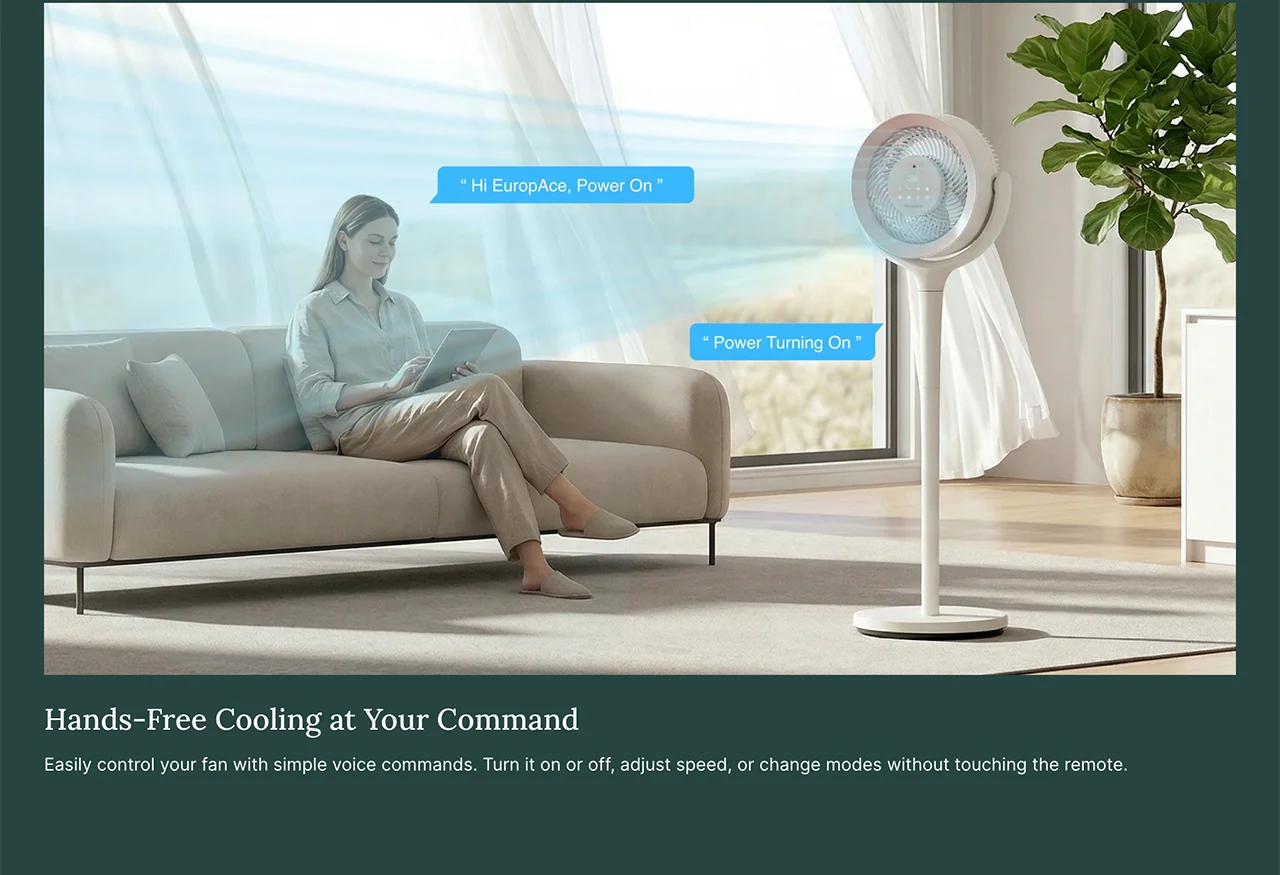 Hands-Free Cooling at Your Command