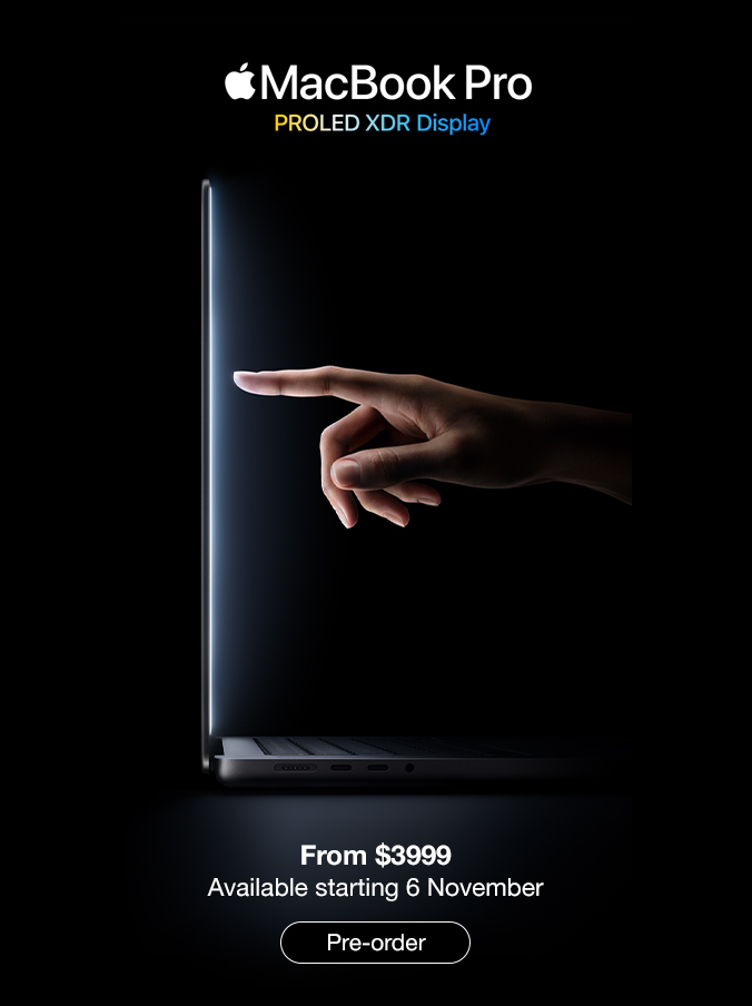 MacBook Pro PROLED XDR Display Pre Order