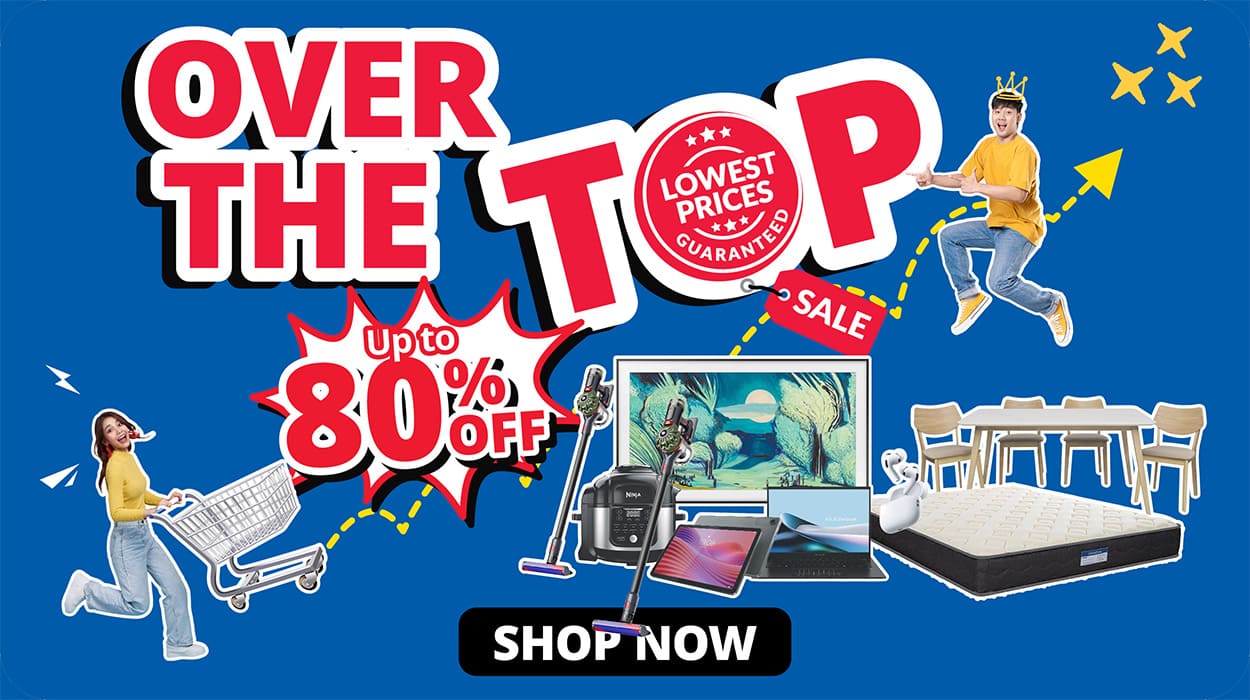 Over the Top Desktop Splash Banner