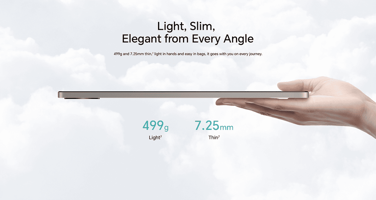 Light, Slim, Elegant from Every Angle