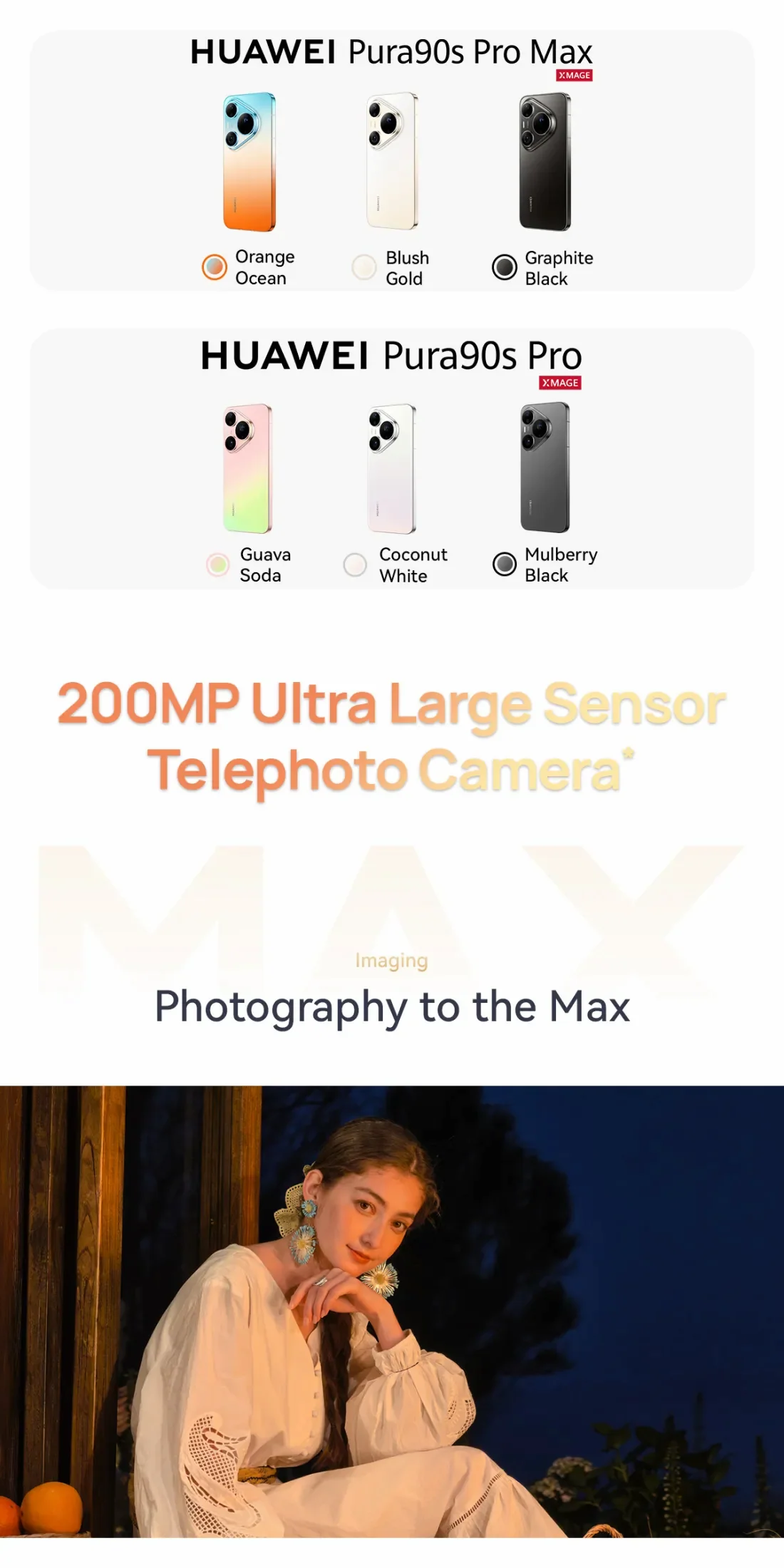 200MP Ultra Large Sensor Telephoto Camera®