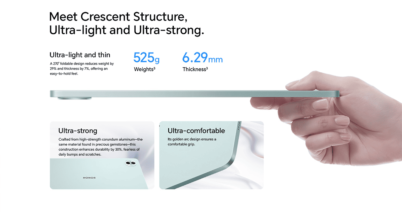 Meet Crescent Structure, Ultra-light and Ultra-strong.