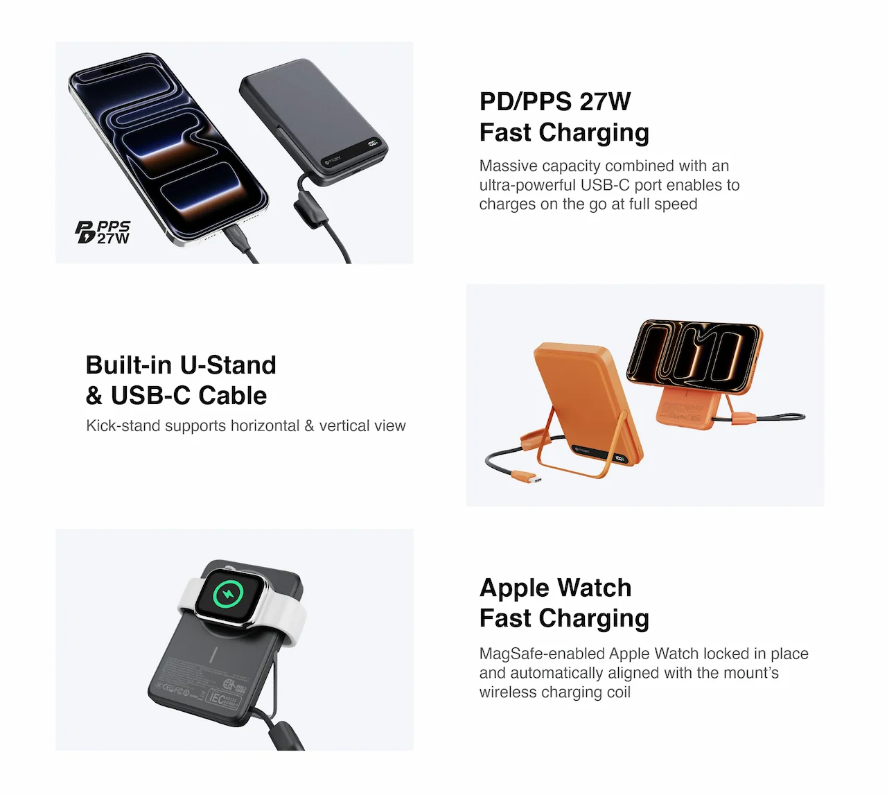 PD/PPS 27W Fast Charging