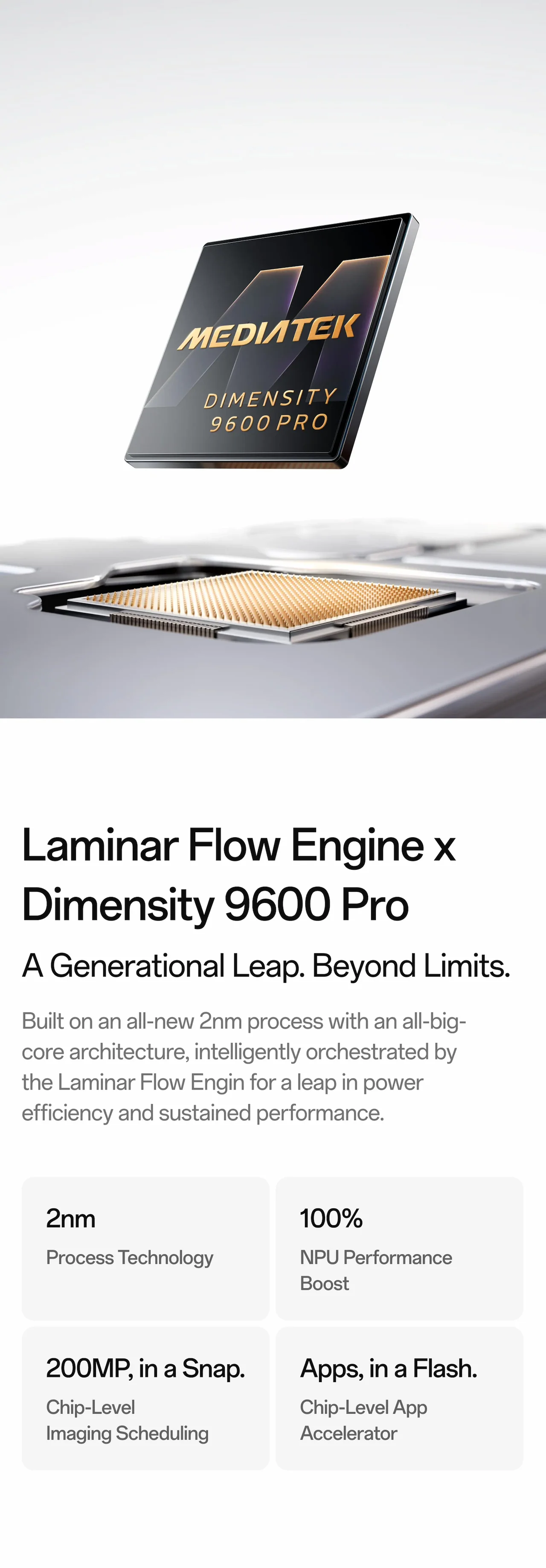 Laminar Flow Engine x Dimensity 9600 Pro