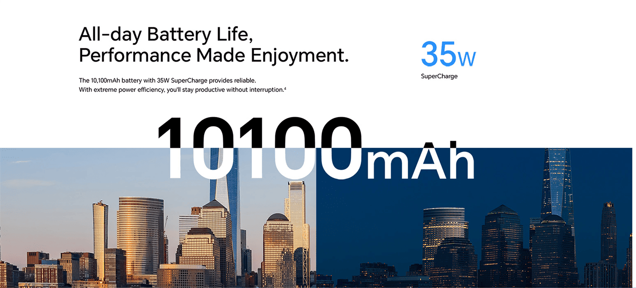 All-day Battery Life, Performance Made Enjoyment.