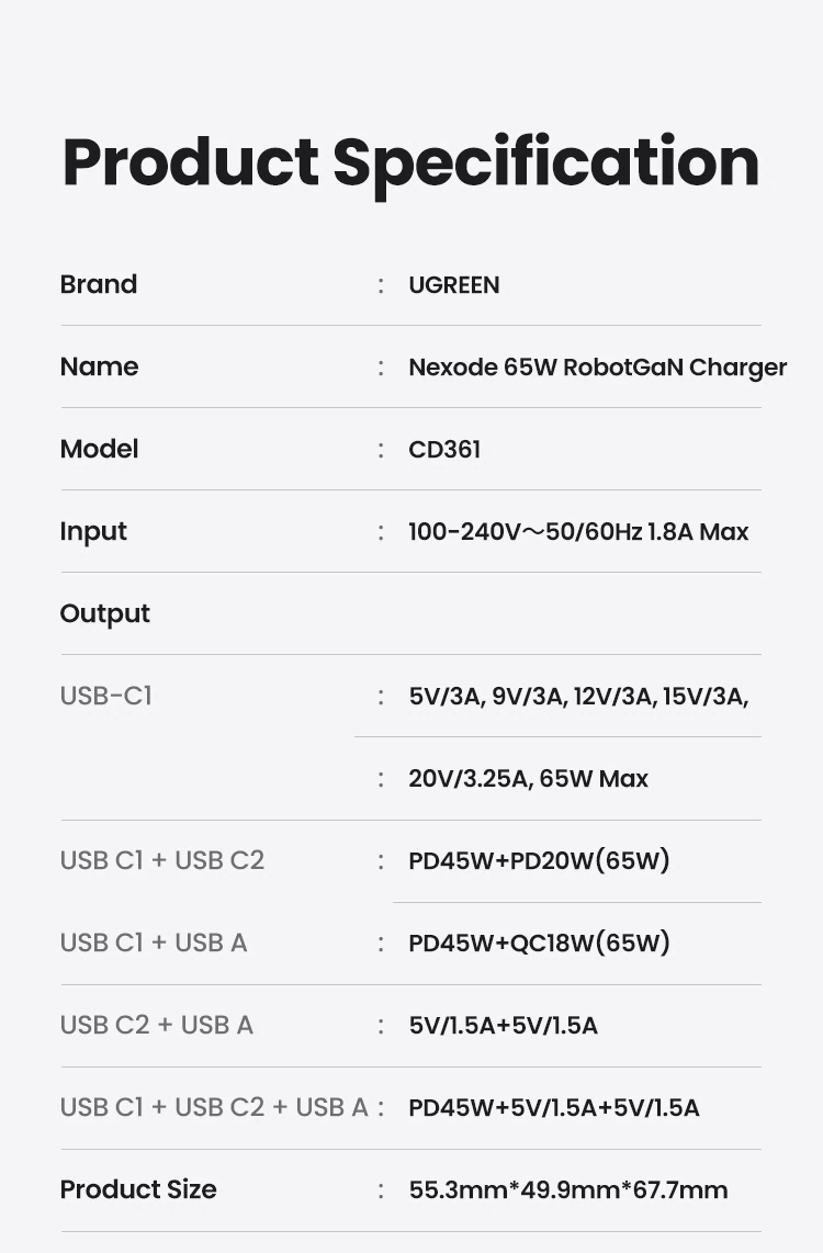 Product Specification