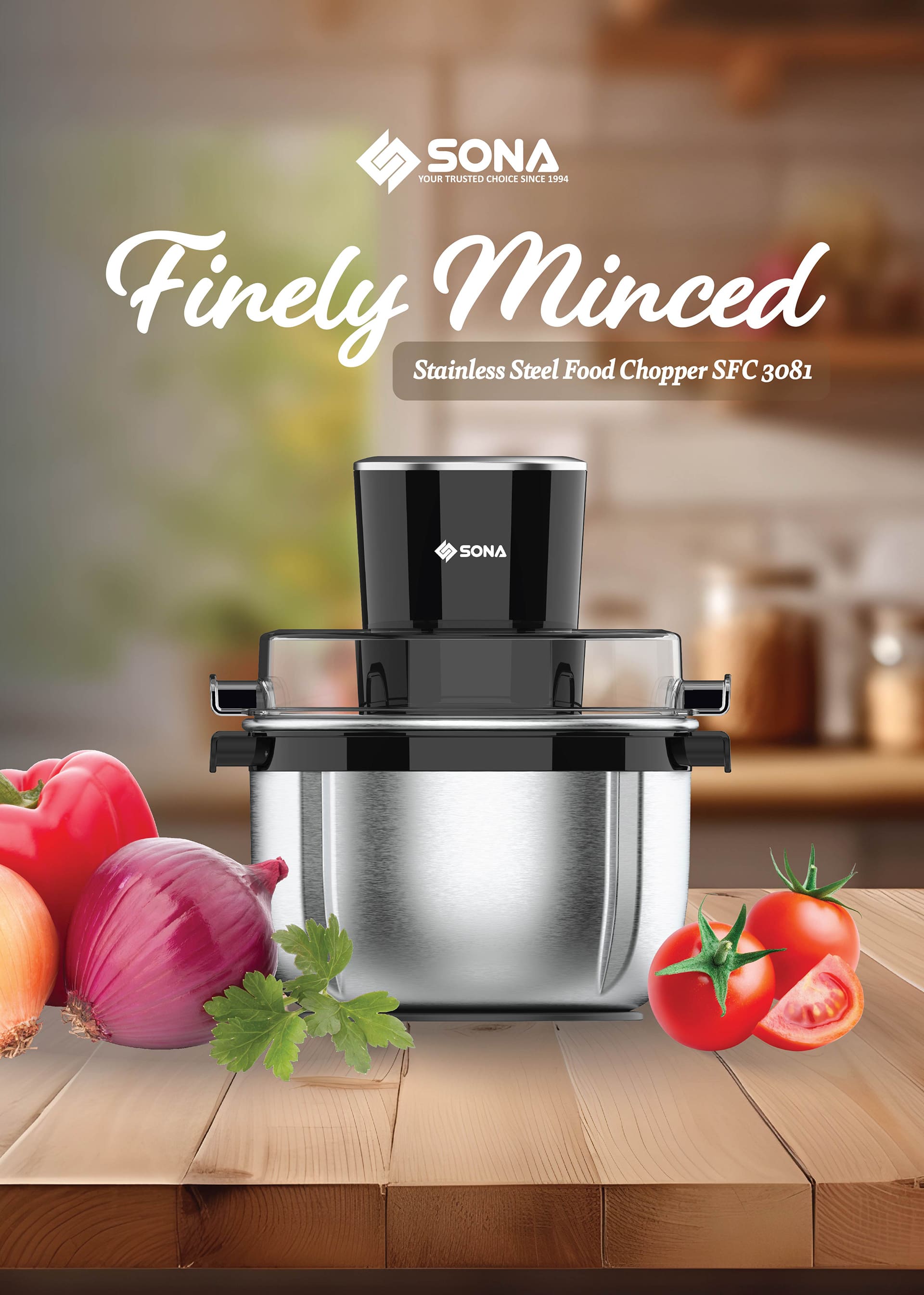 Stainless Steel Food Chopper SFC 3081