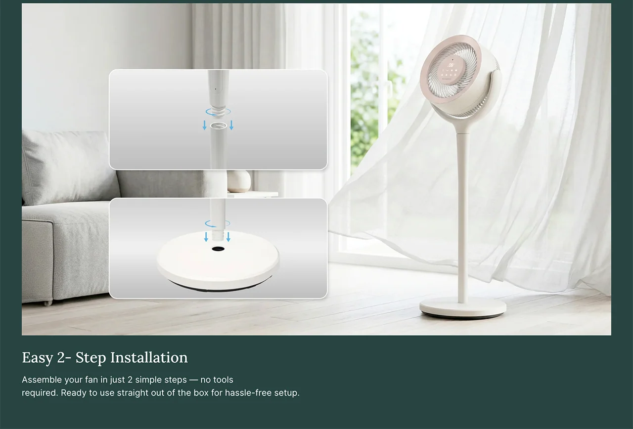 Easy 2- Step Installation