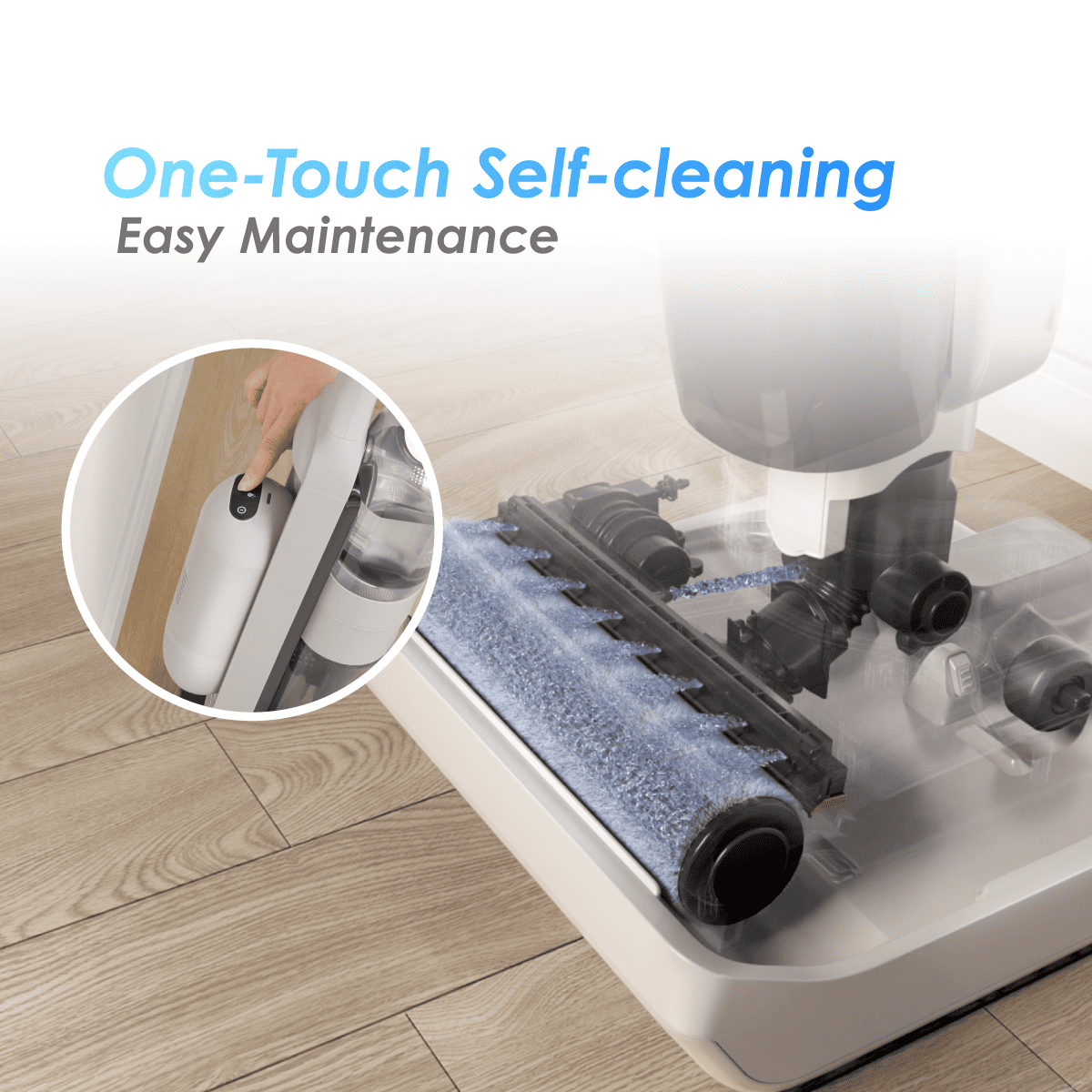 One-Touch Self-cleaning