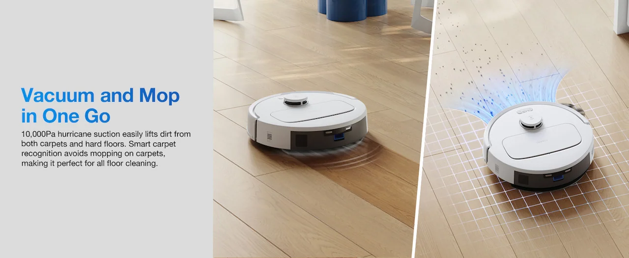 Vacuum and Mop in One Go