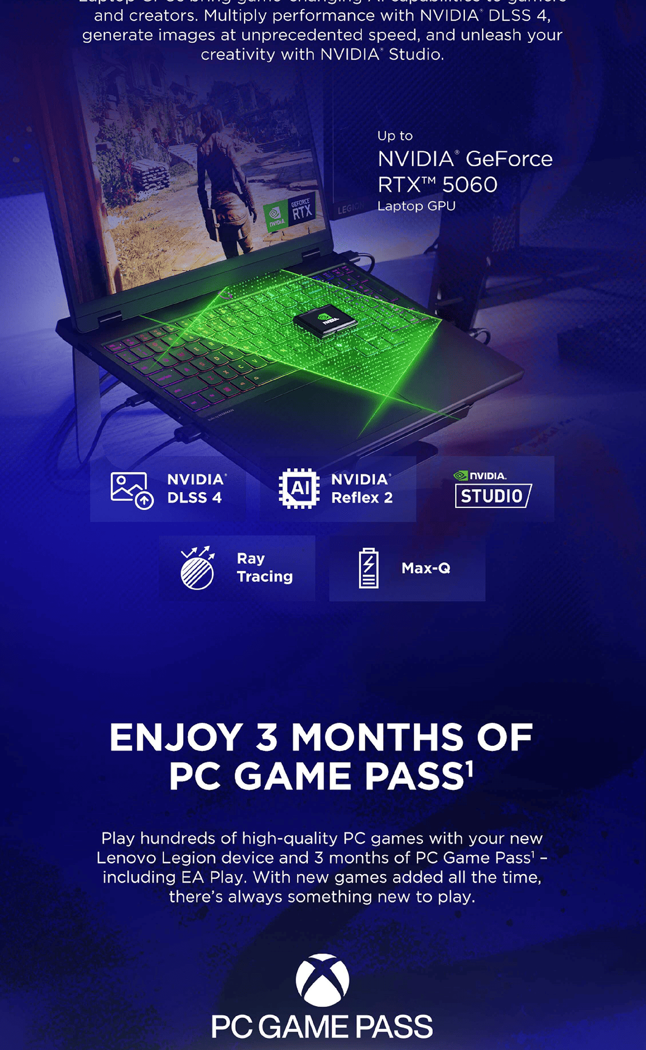 ENJOY 3 MONTHS OF PC GAME PASS