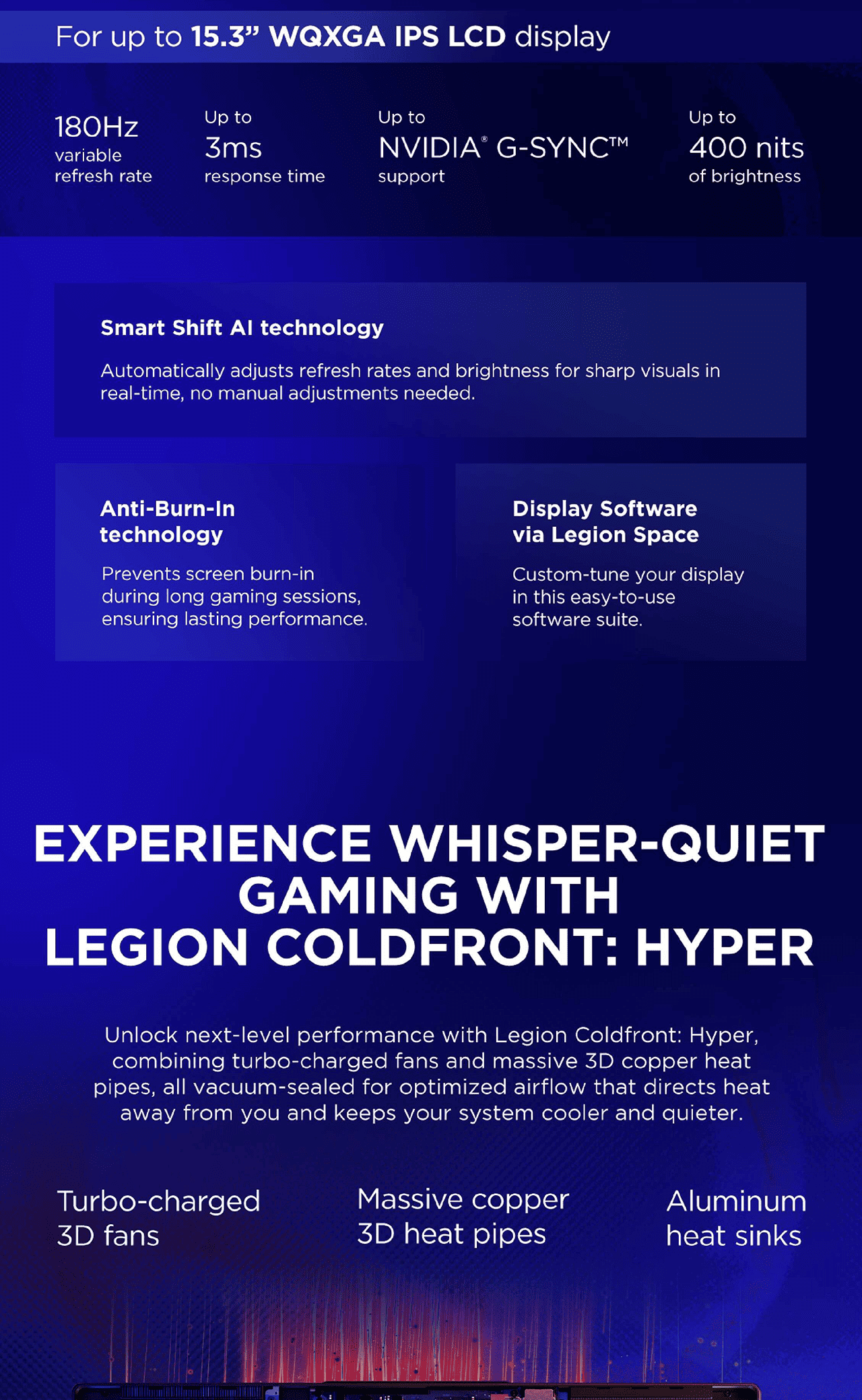EXPERIENCE WHISPER-QUIET GAMING WITH LEGION COLDFRONT: HYPER