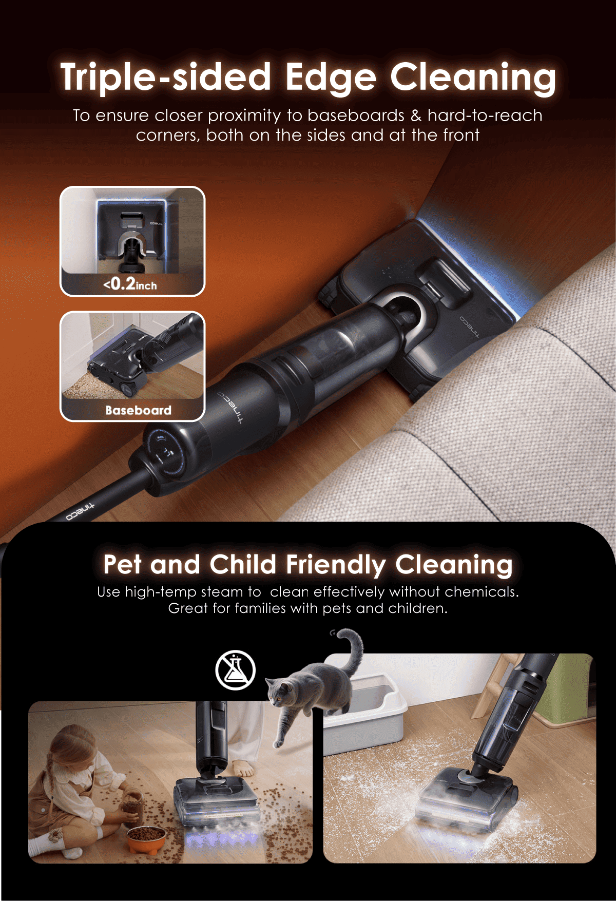 Triple-sided Edge Cleaning
