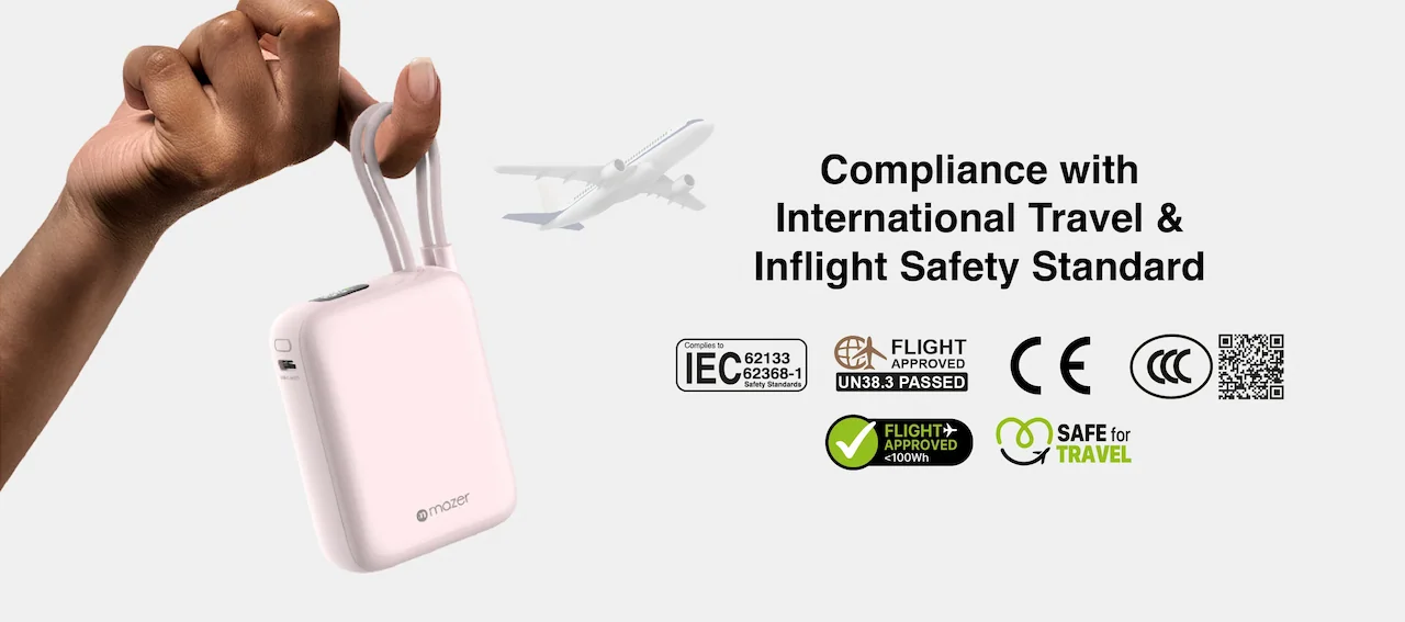 Compliance with International Travel & Inflight Safety Standard