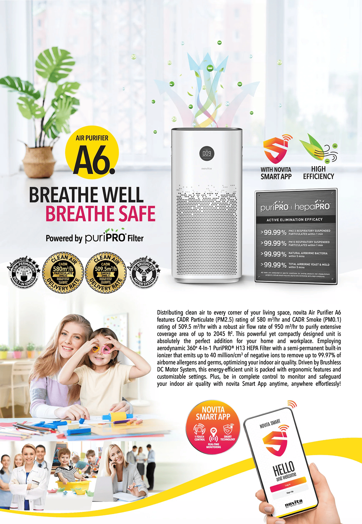 Novita AIR PURIFIER A6
