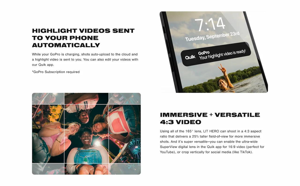 HIGHLIGHT VIDEOS SENT TO YOUR PHONE AUTOMATICALLY