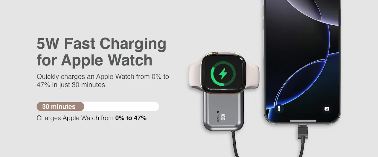5W Fast Charging for Apple Watch