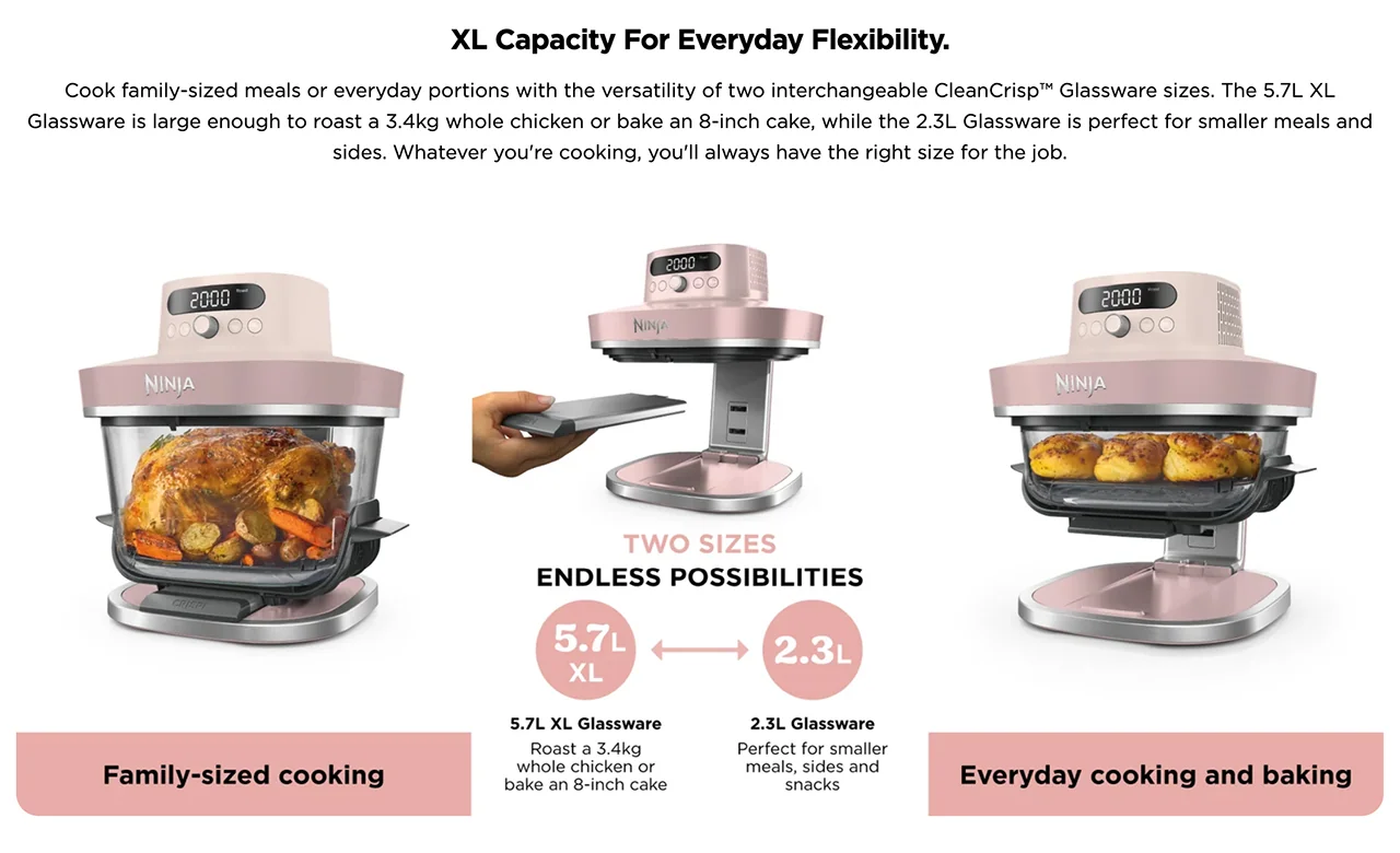 XL Capacity For Everyday Flexibility.