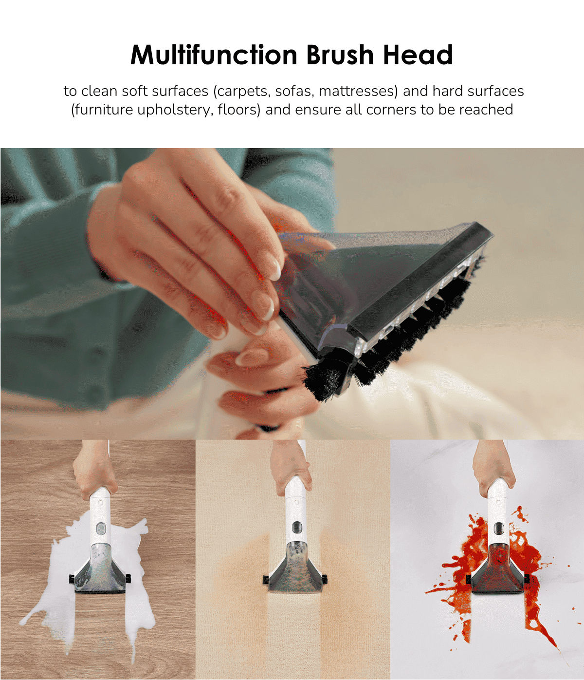 Multifunction Brush Head