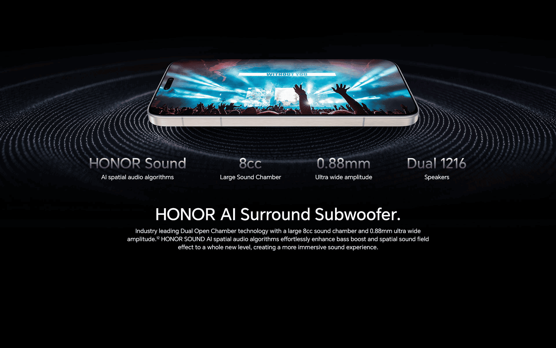 HONOR Al Surround Subwoofer.