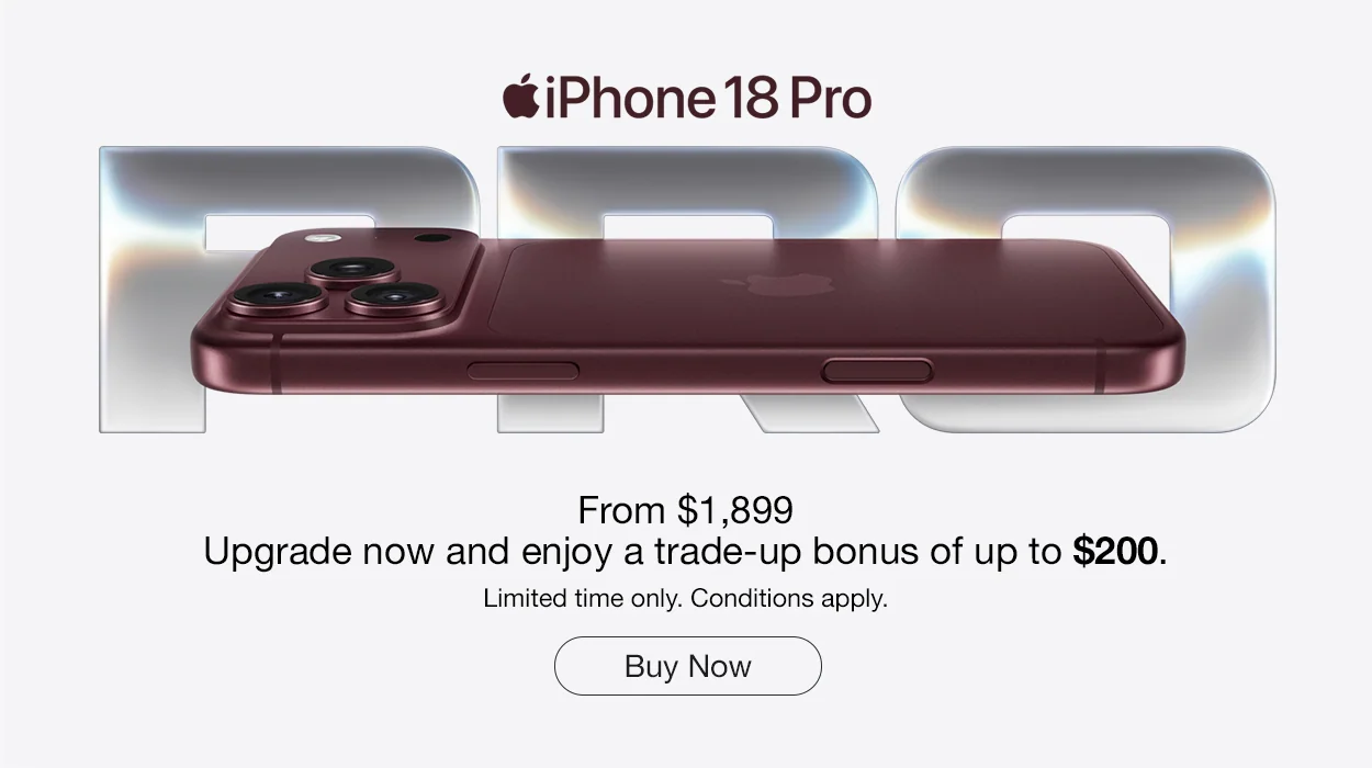 iPhone 18 Pro Desktop Splash Banner