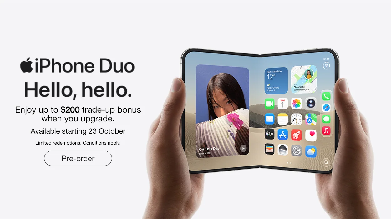iPhone Duo Desktop Splash Banner